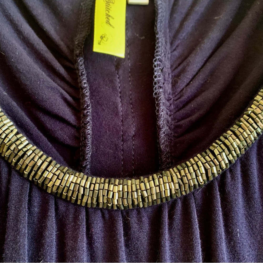 Bee Stiched Navy Gorgeous Top Boutique‎ purchase